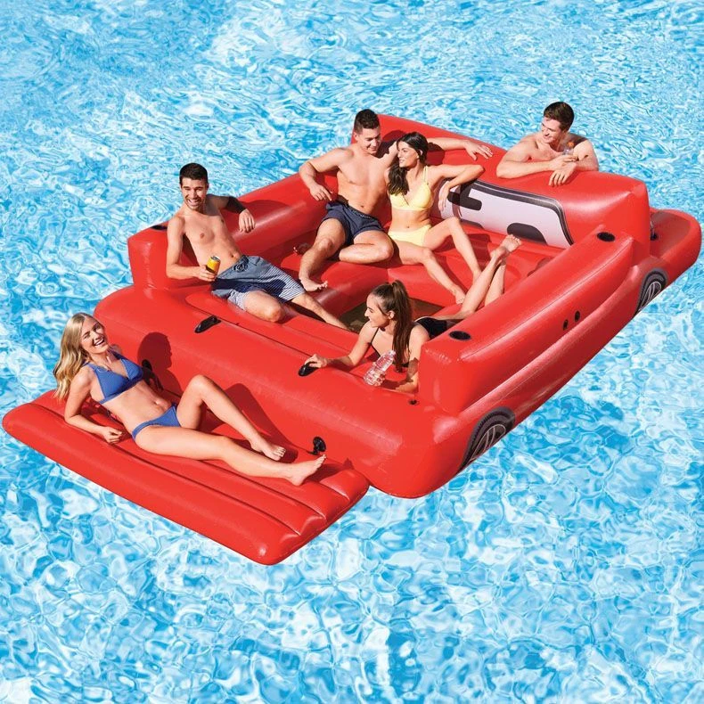 Bestway 43304 H2OGO Giant Red Truck Party Island